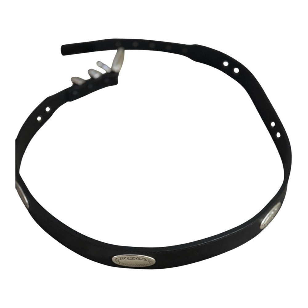 Nocona Belt Co. ladies black leather western belt .